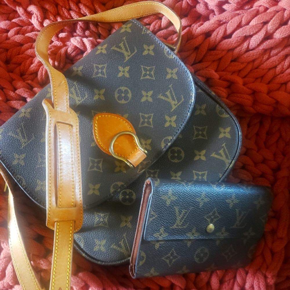 Authentic Louis Vuitton Sain Cloud GM and Wallet